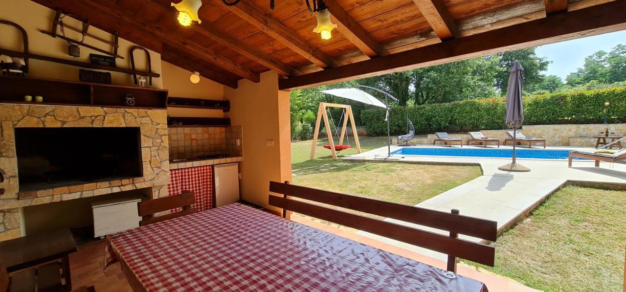 Sunny Garden Villa With Pool Loborika Экстерьер фото